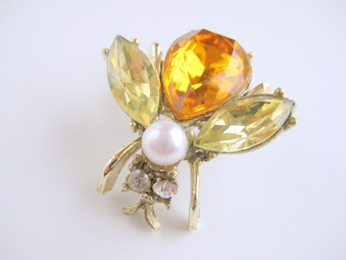 Vintage Fly Brooch