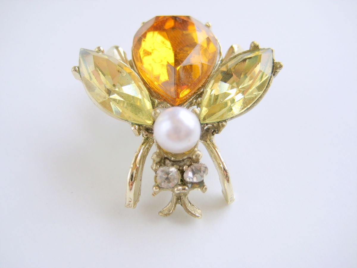 Vintage Fly Brooch