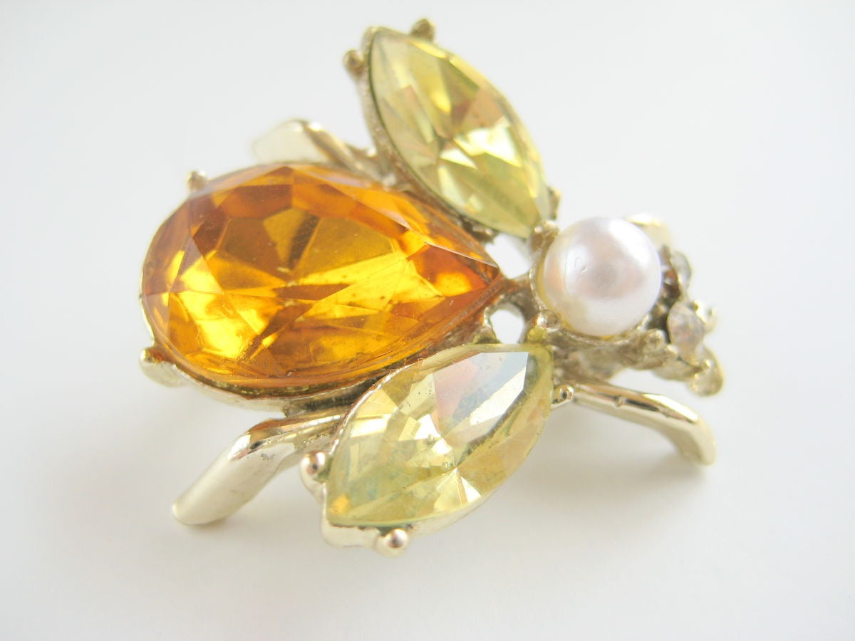 Vintage Fly Brooch