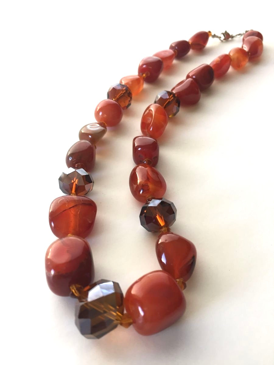 Crystal and Agate Necklace