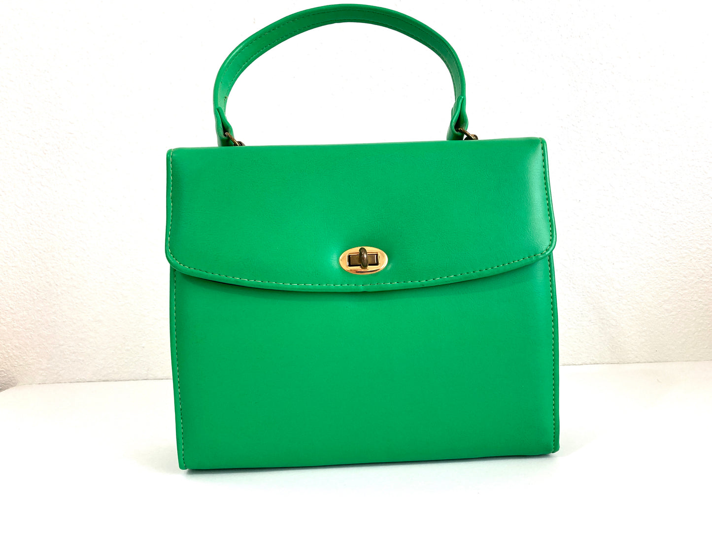 1950s Bright Green Handbag