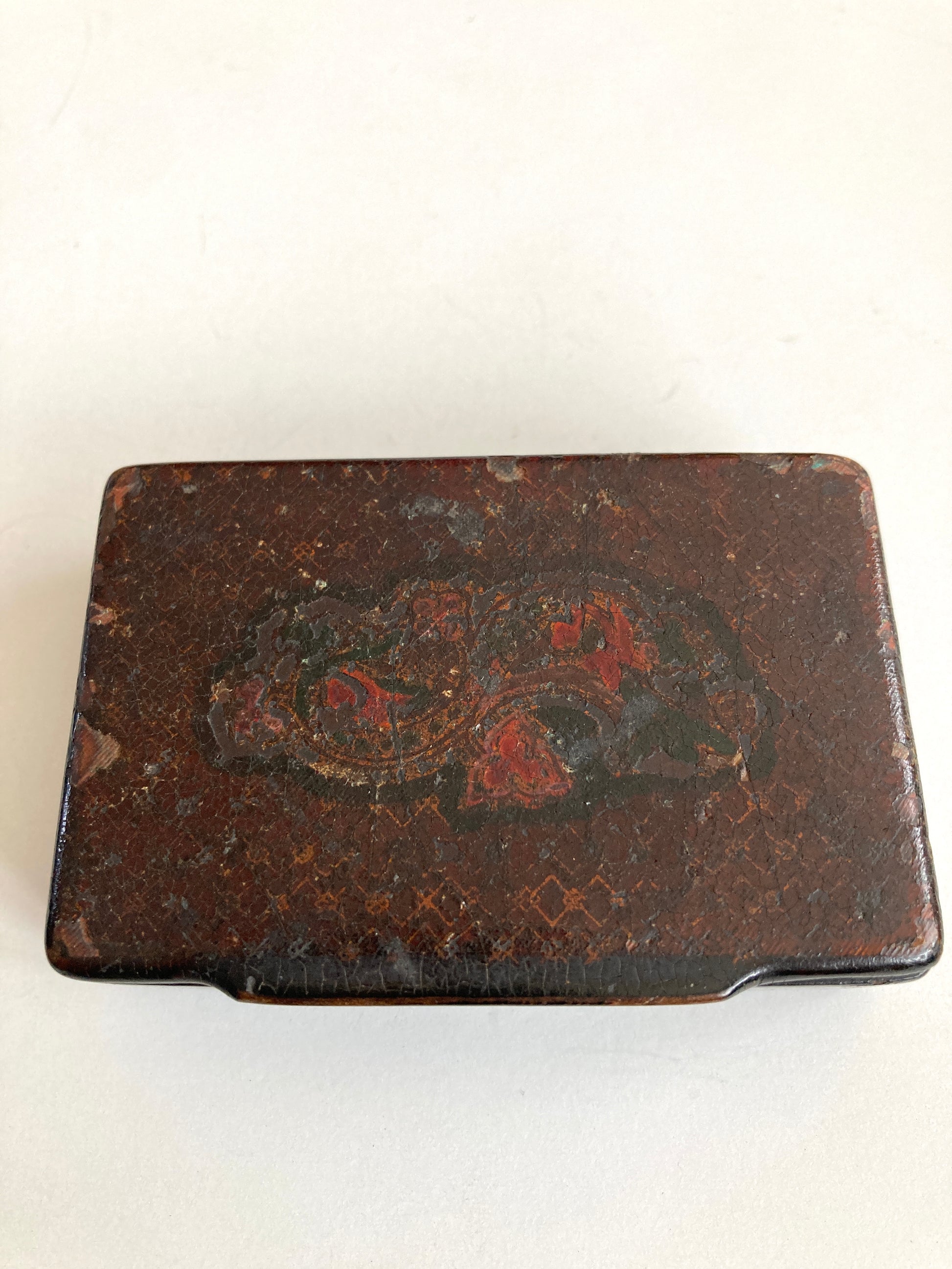 Victorian Wooden Snuff Box