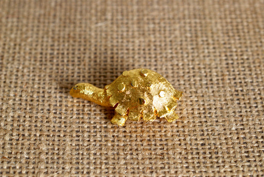 Vintage Gold-Tone Turtle Brooch