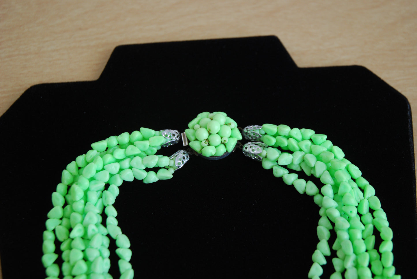 Lime Green Multi Strand Necklace