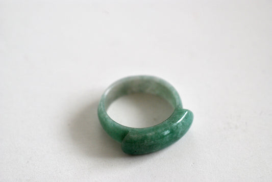 Jade Saddle Ring 
