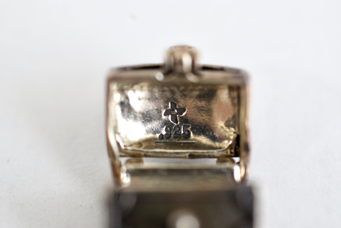 Sterling Silver Moveable Treasure Chest Charm