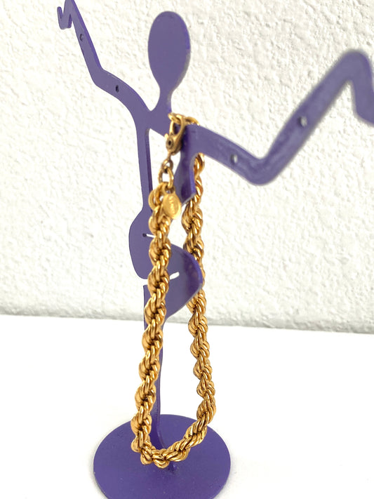 Monet Twisted Rope Bracelet in Gold Tone
