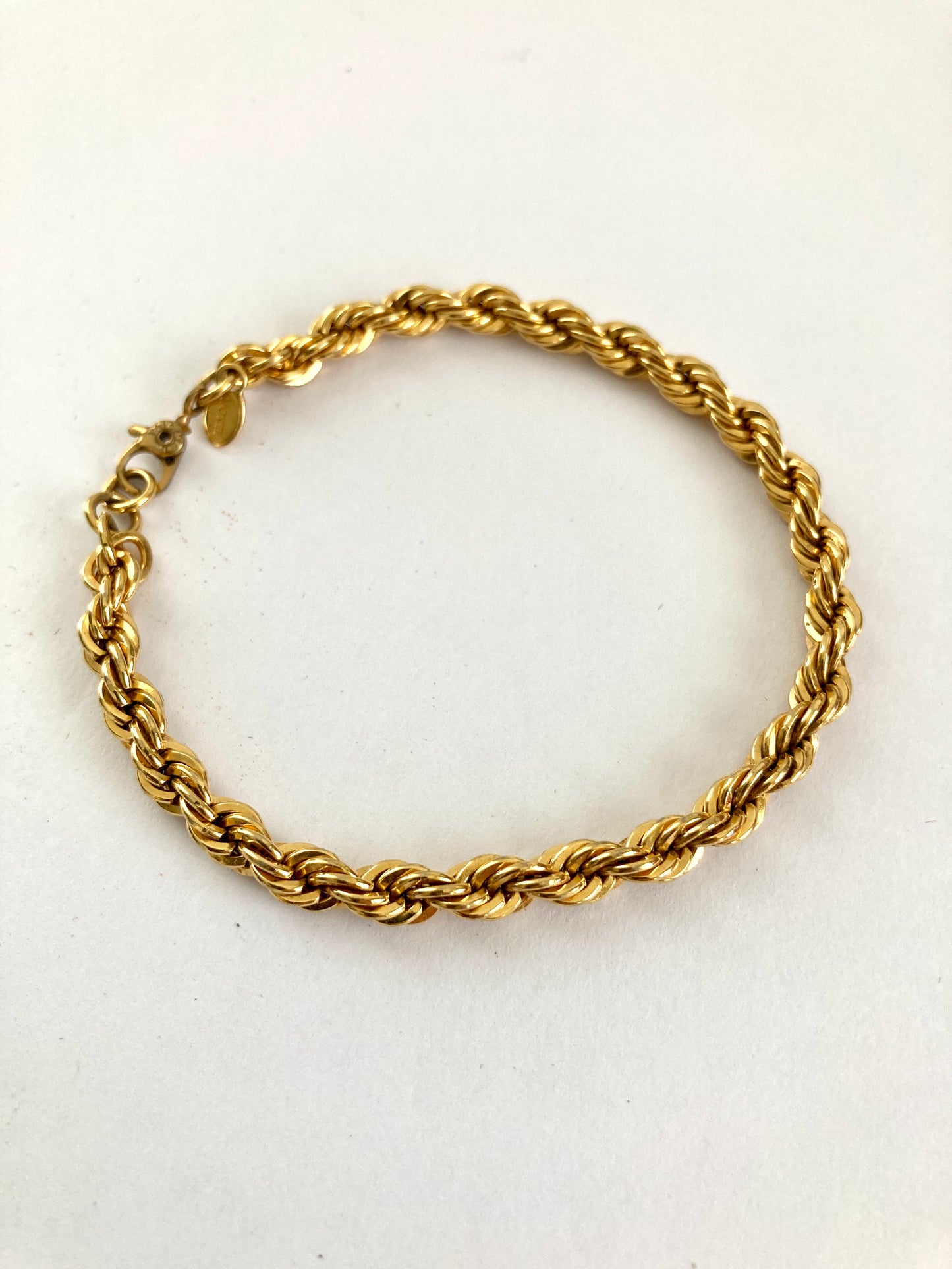 Monet Twisted Rope Bracelet in Gold Tone