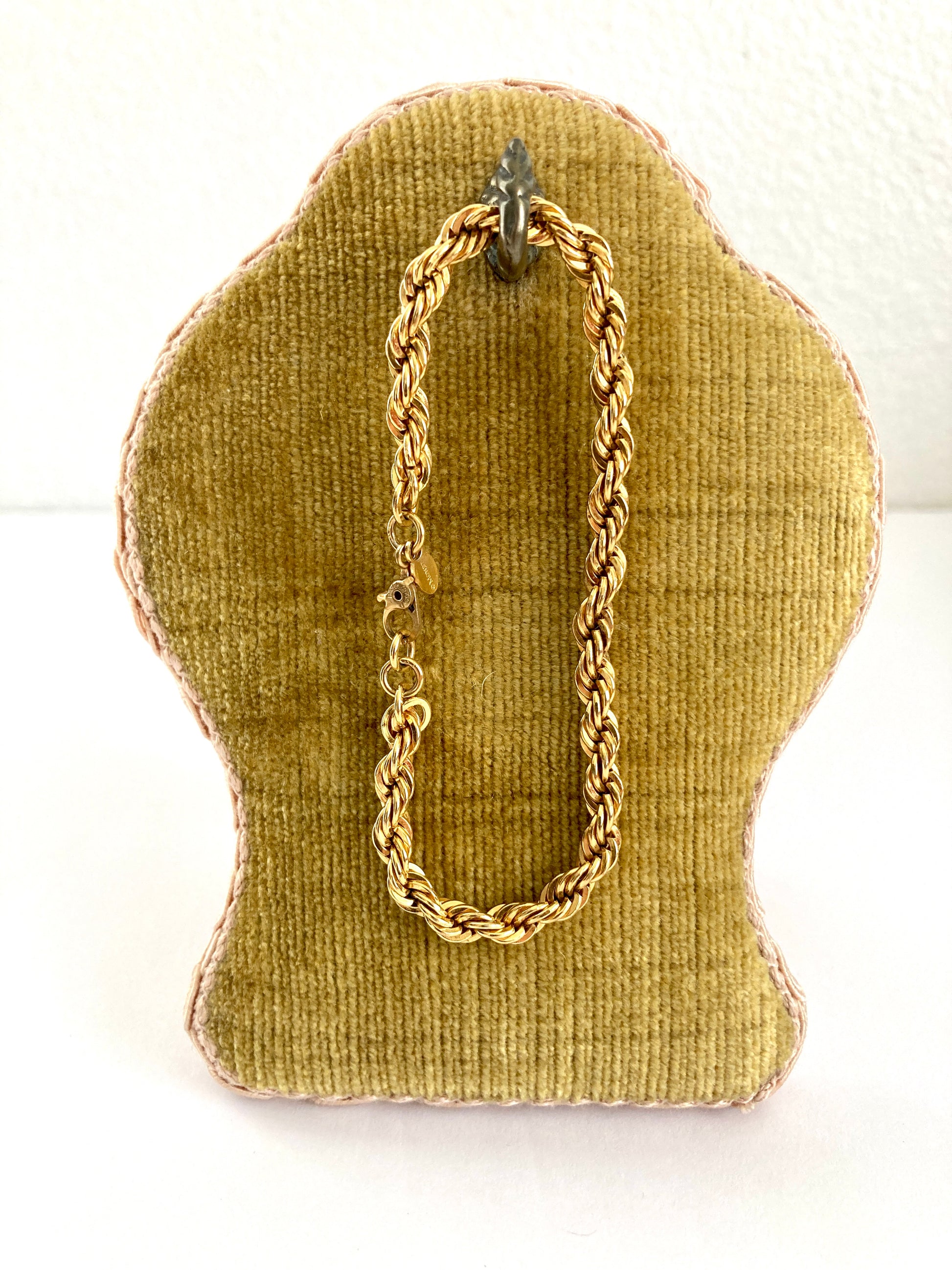 Monet Twisted Rope Bracelet in Gold Tone