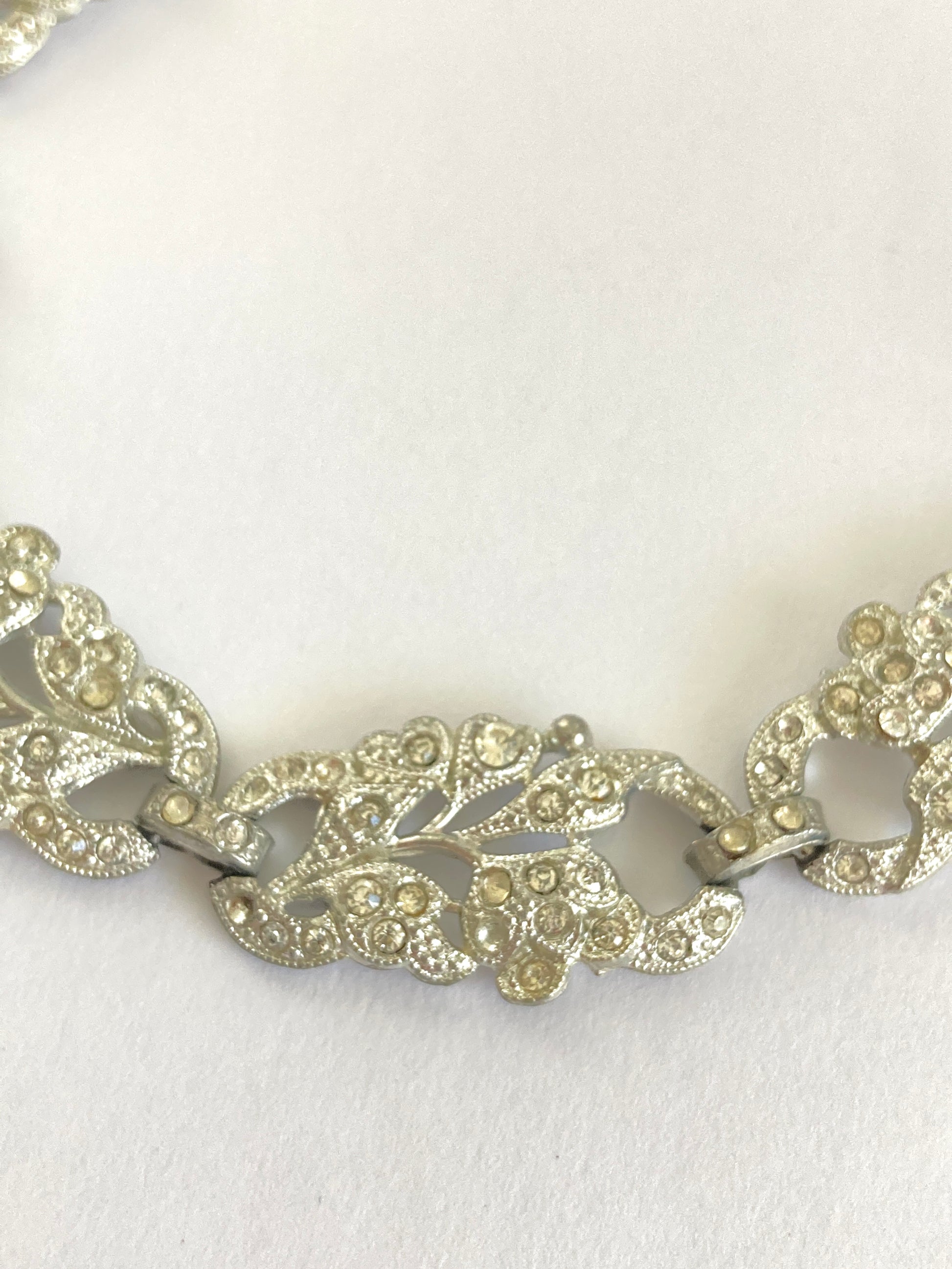 Antique Paste & Pot Metal Bracelet