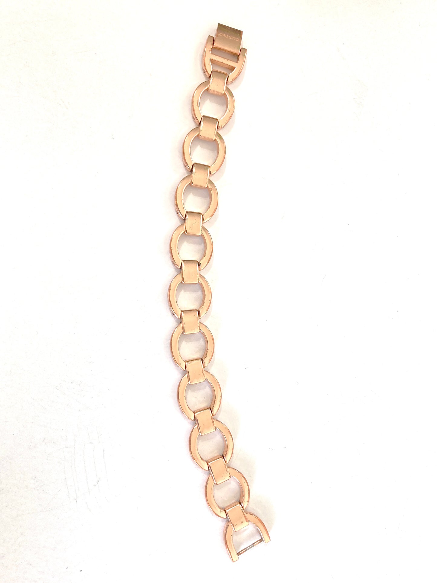 Ellen Tracy Rose Gold Link Bracelet