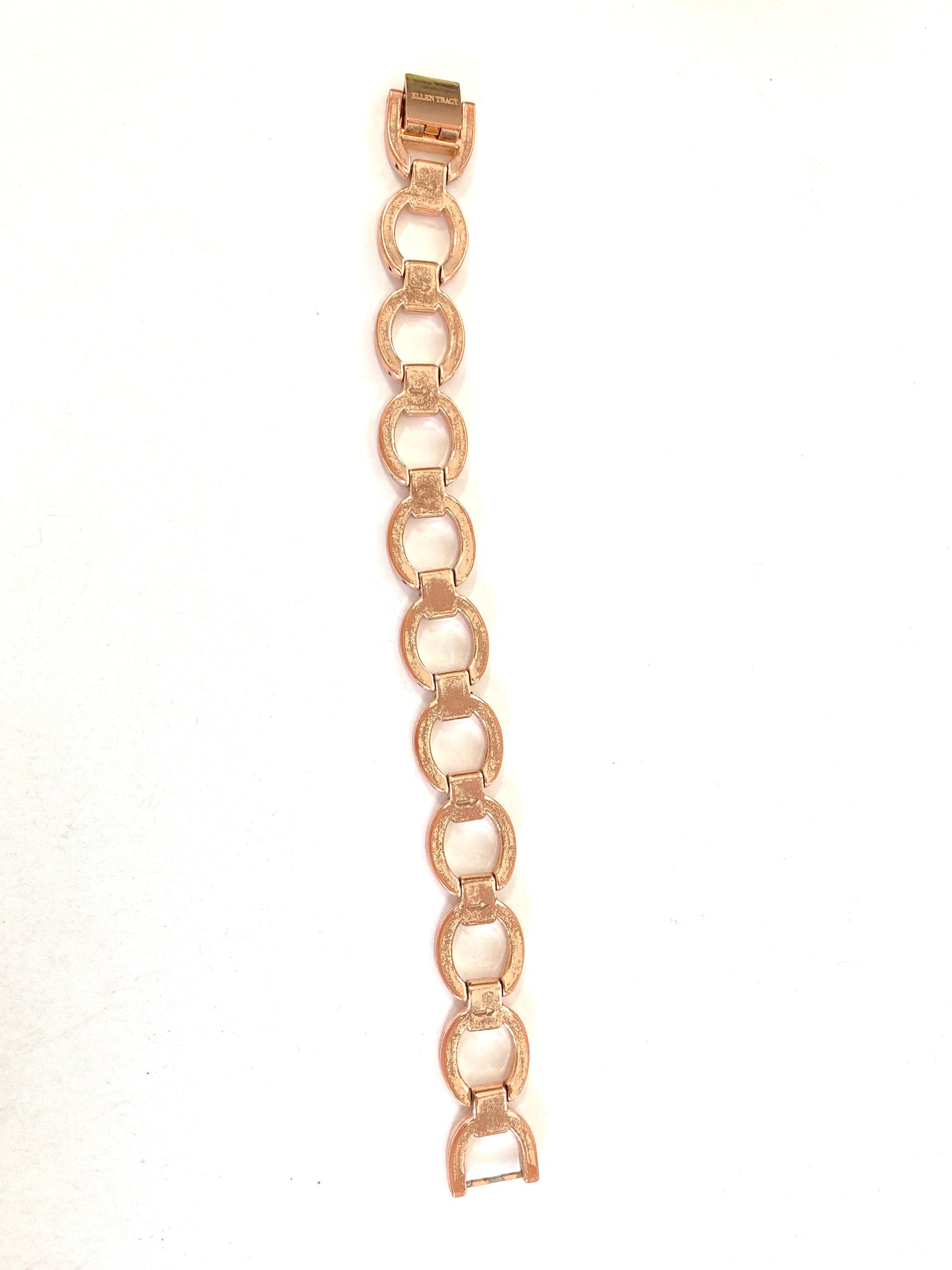 Ellen Tracy Rose Gold Link Bracelet