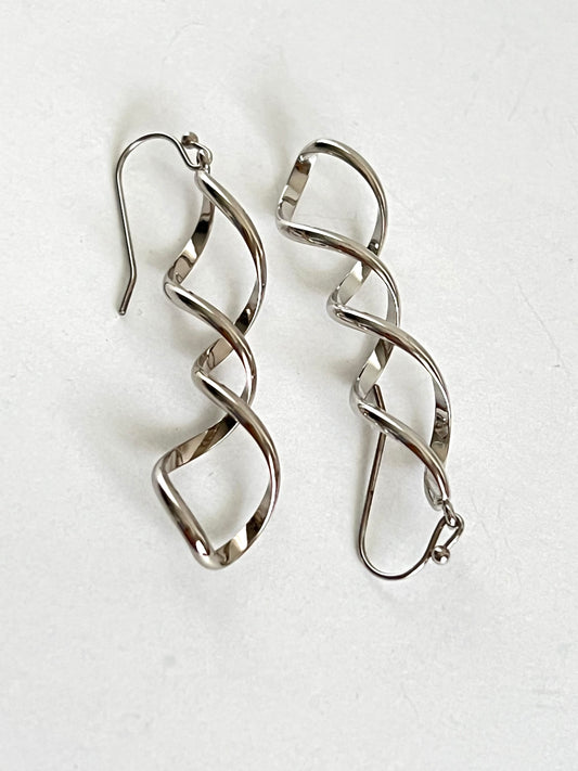 Lia Sophia Twizzler Spiral Earrings