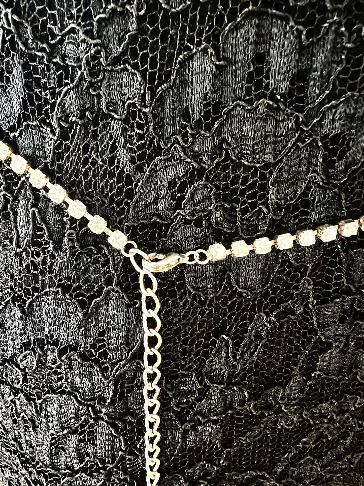 Single Strand Rhinestone Belt/Necklace
