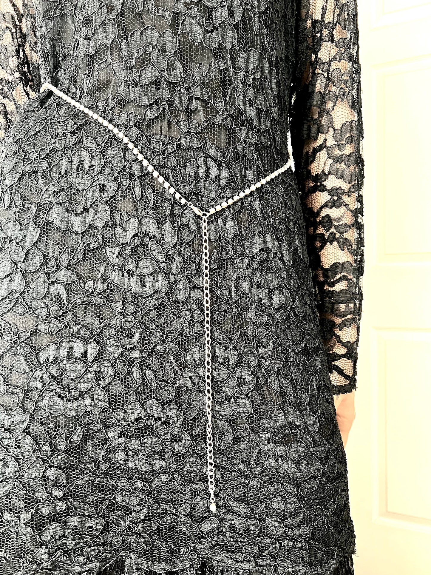 Single Strand Rhinestone Belt/Necklace