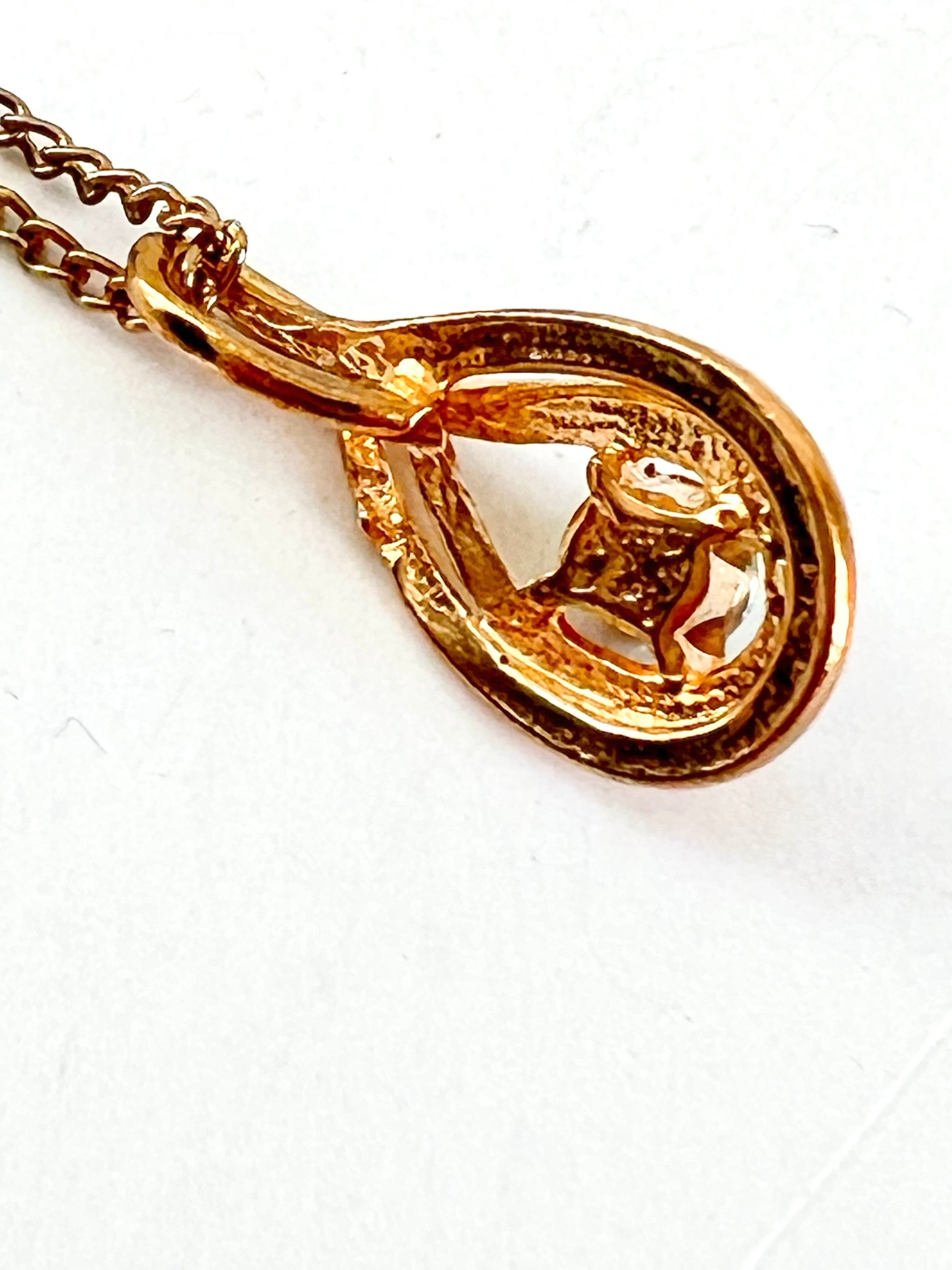 Simulated Emerald Necklace by Ronté of Beverly Hills