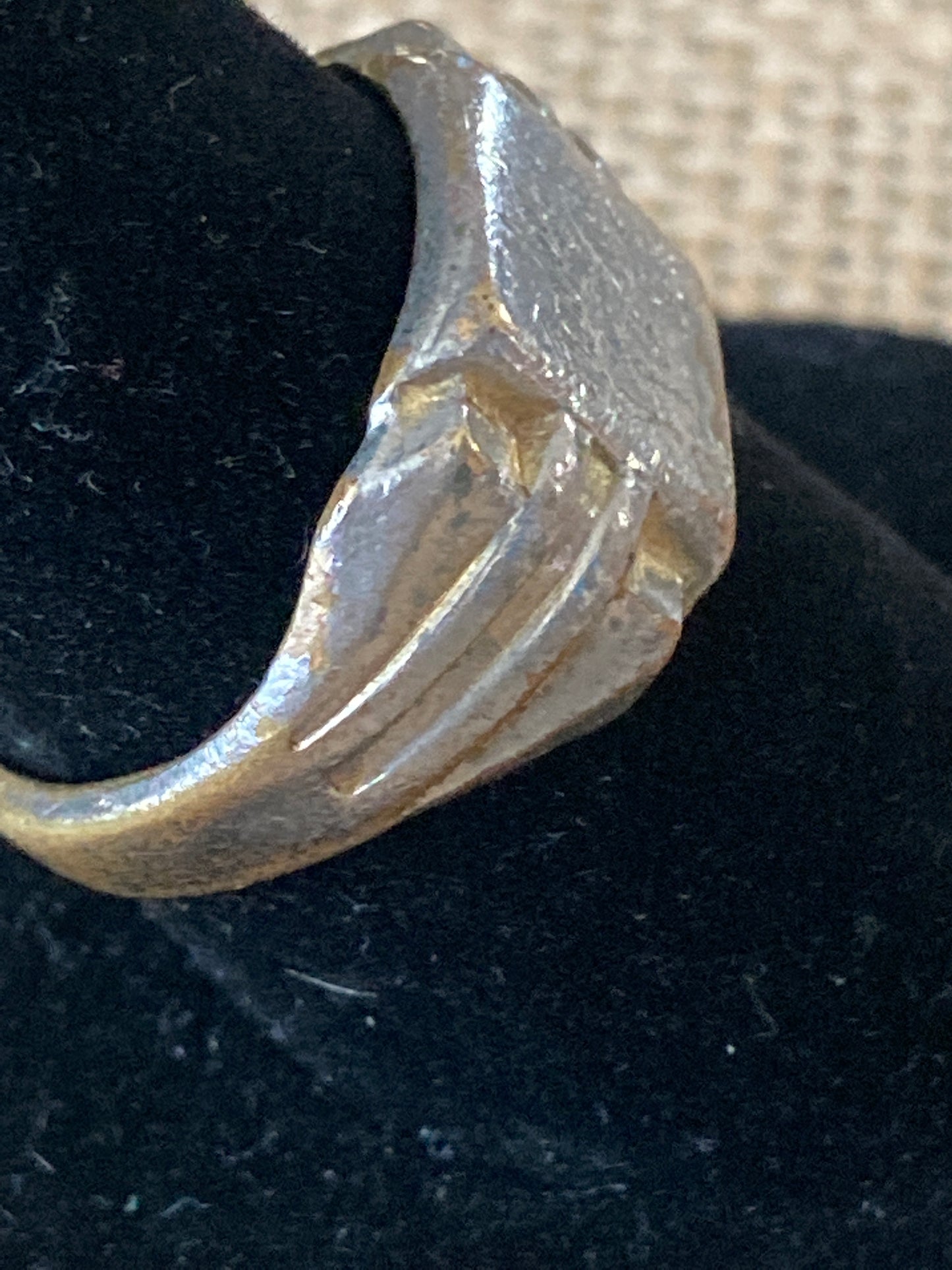 WWII Souvenir Trench Art Ring Paris 1945