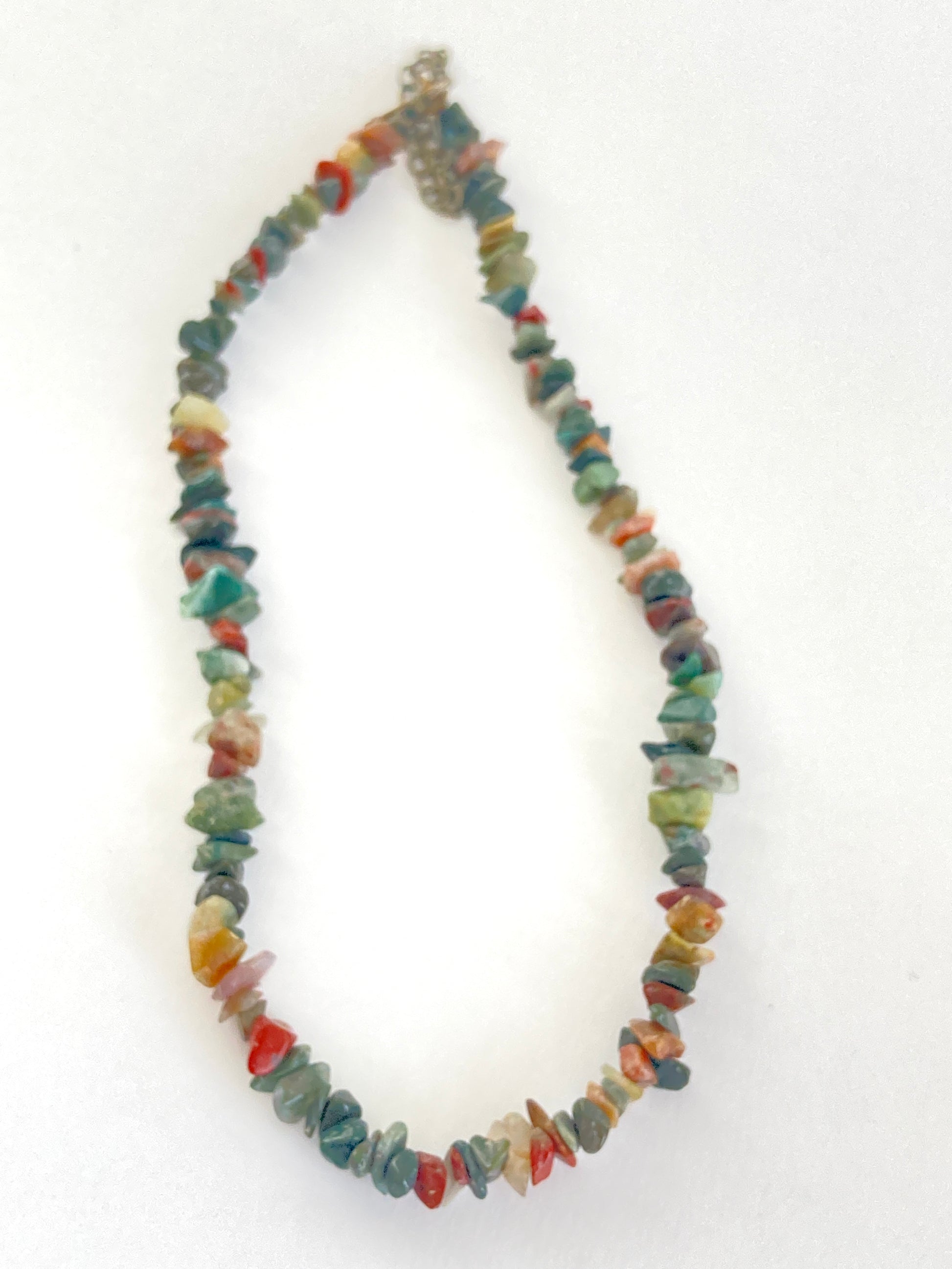 Mixed Gemstone Chip Necklace