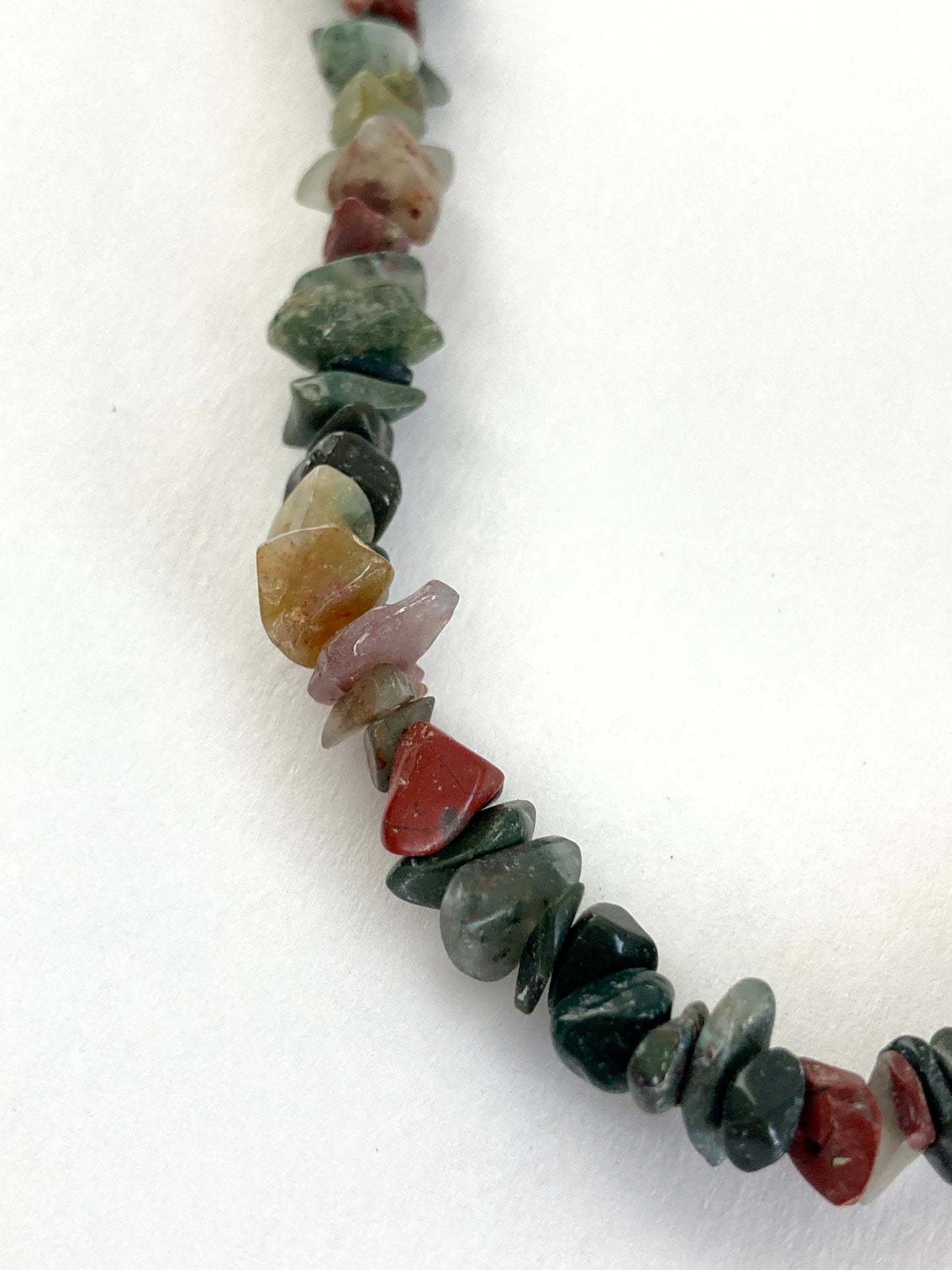 Mixed Gemstone Chip Necklace