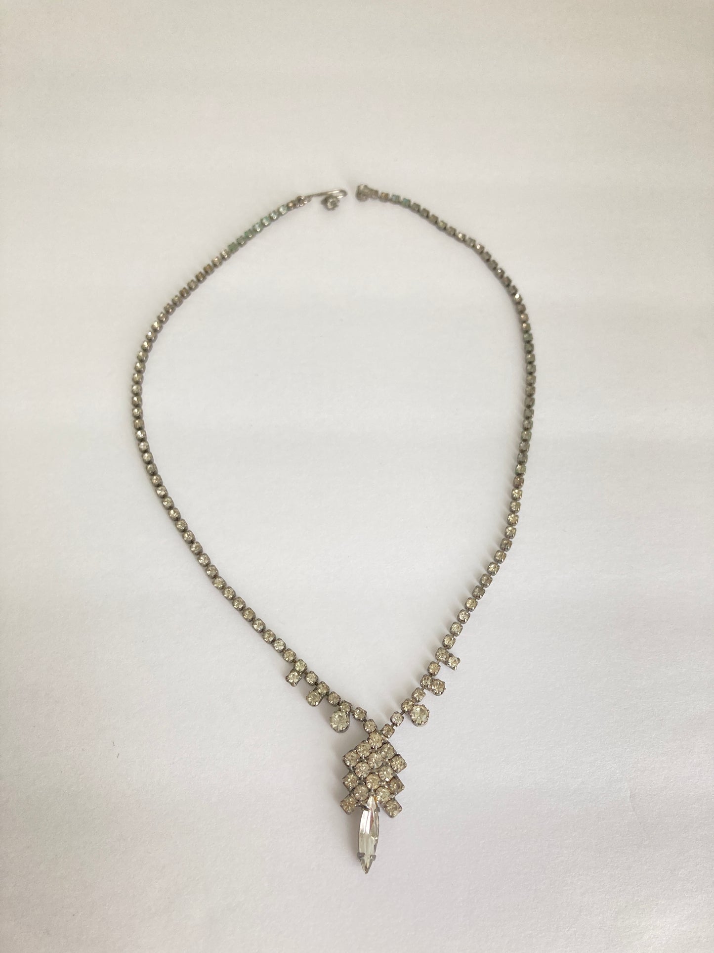 1950s Rhinestone Choker Necklace