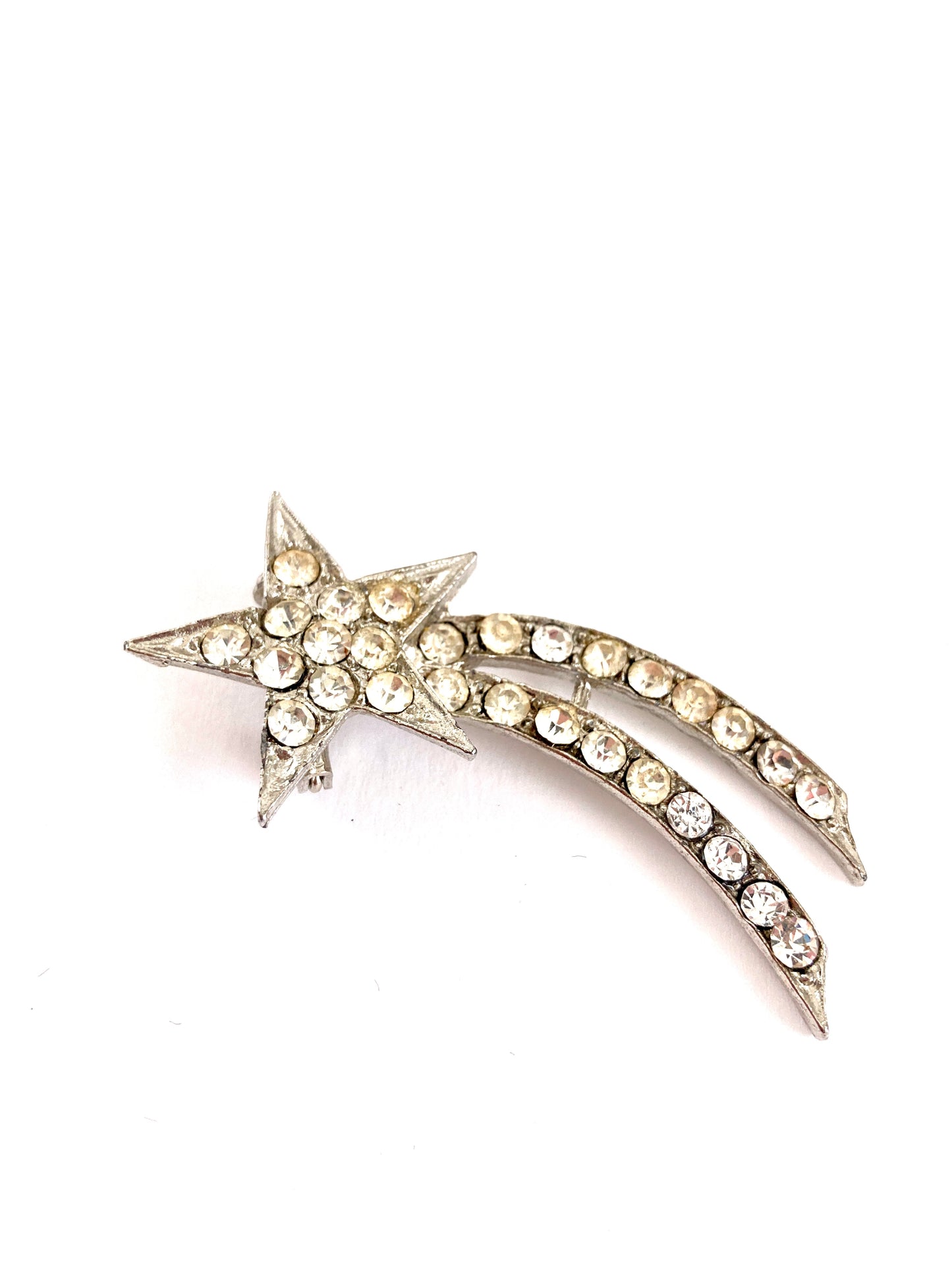 Crystal Shooting Star Brooch