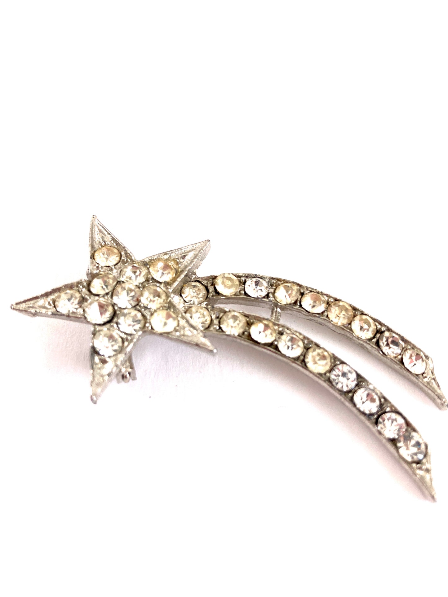 Crystal Shooting Star Brooch