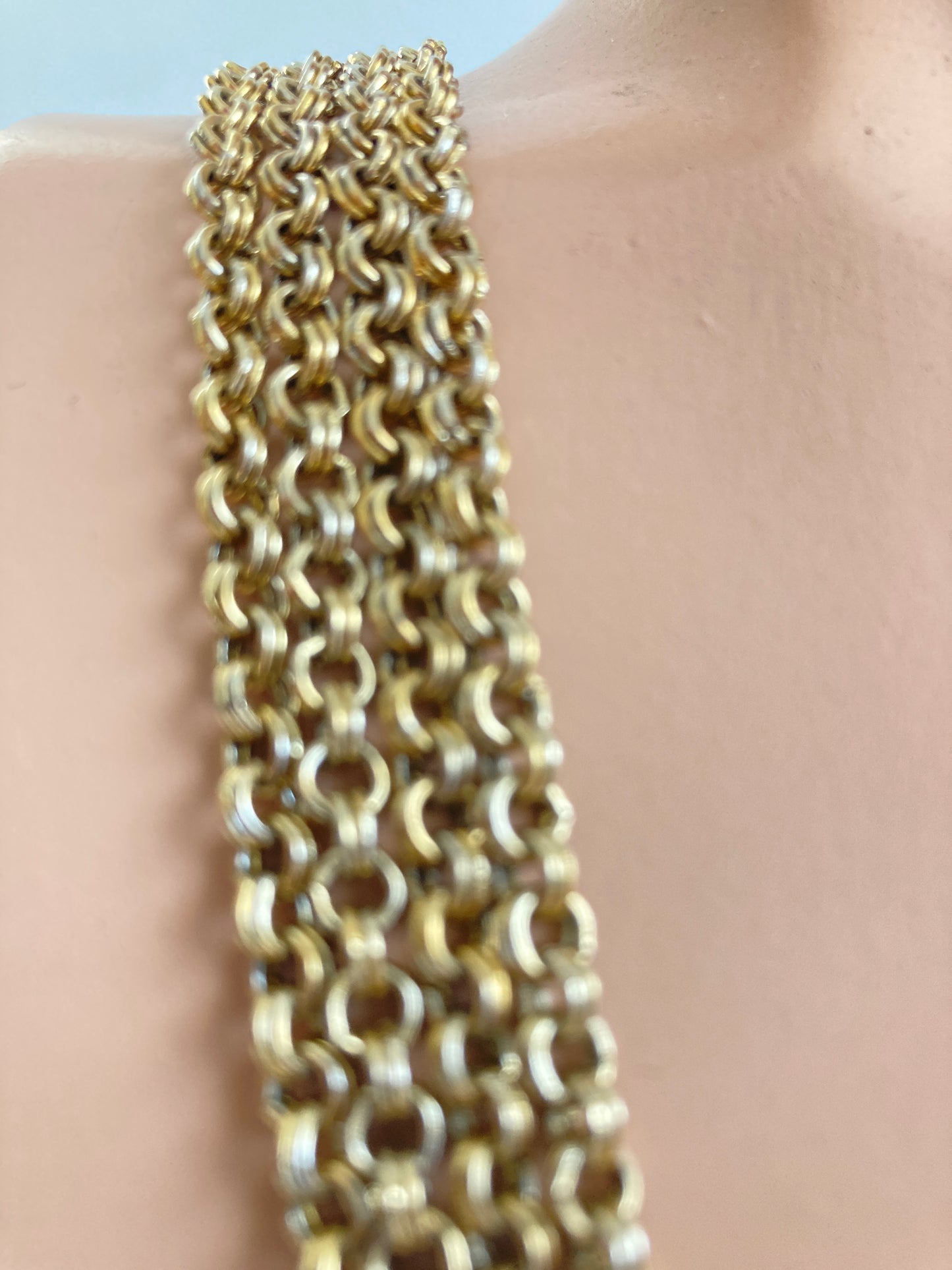 Super Long Double Link Chain Necklace 87 inches