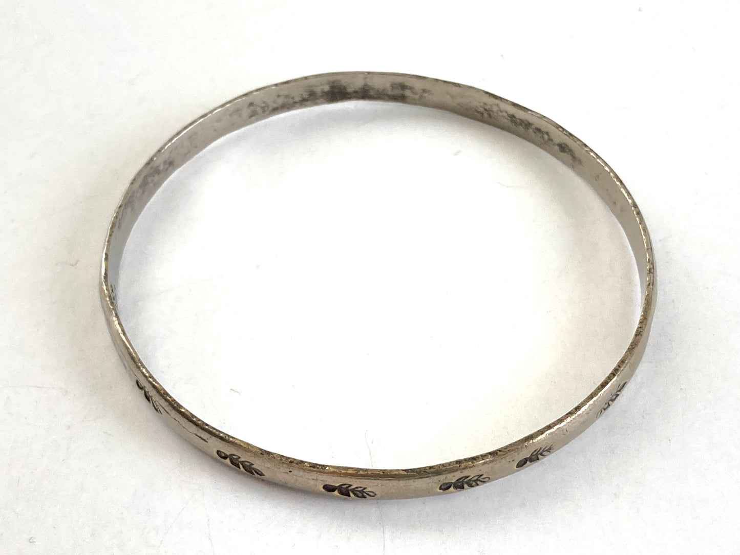 Vintage Sterling Bangle Bracelet Stamped Mexico