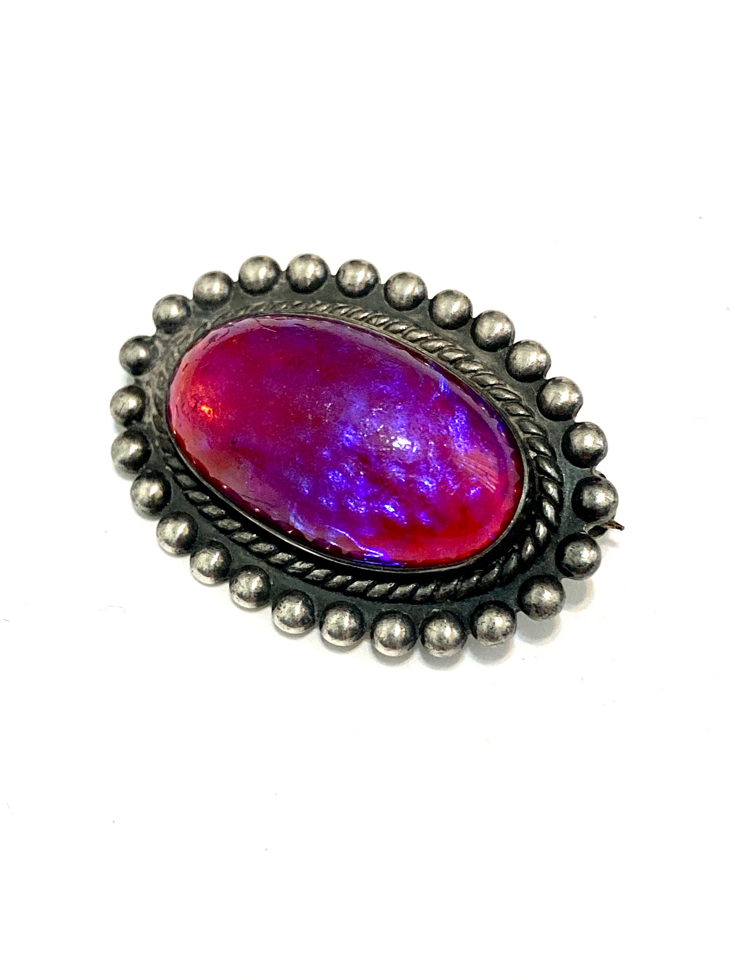 Sterling Silver Dragons Breath Brooch