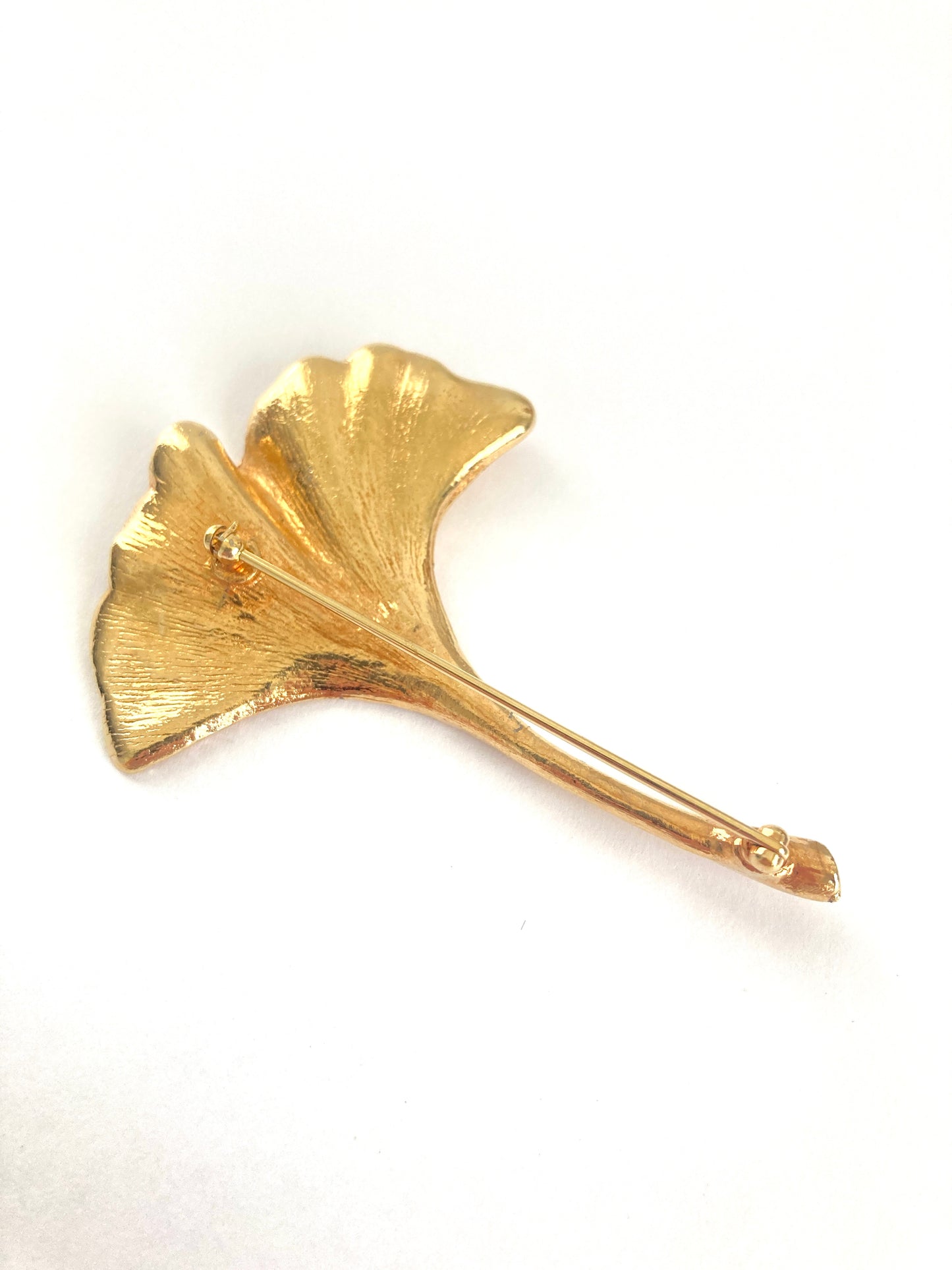 Ginkgo Leaf Brooch