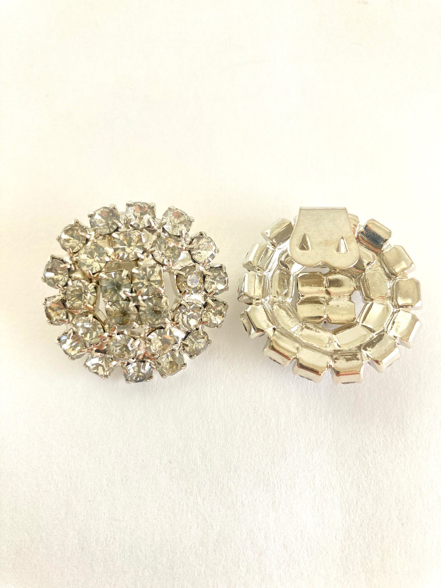 Crystal Clear Rhinestone Shoe Clips