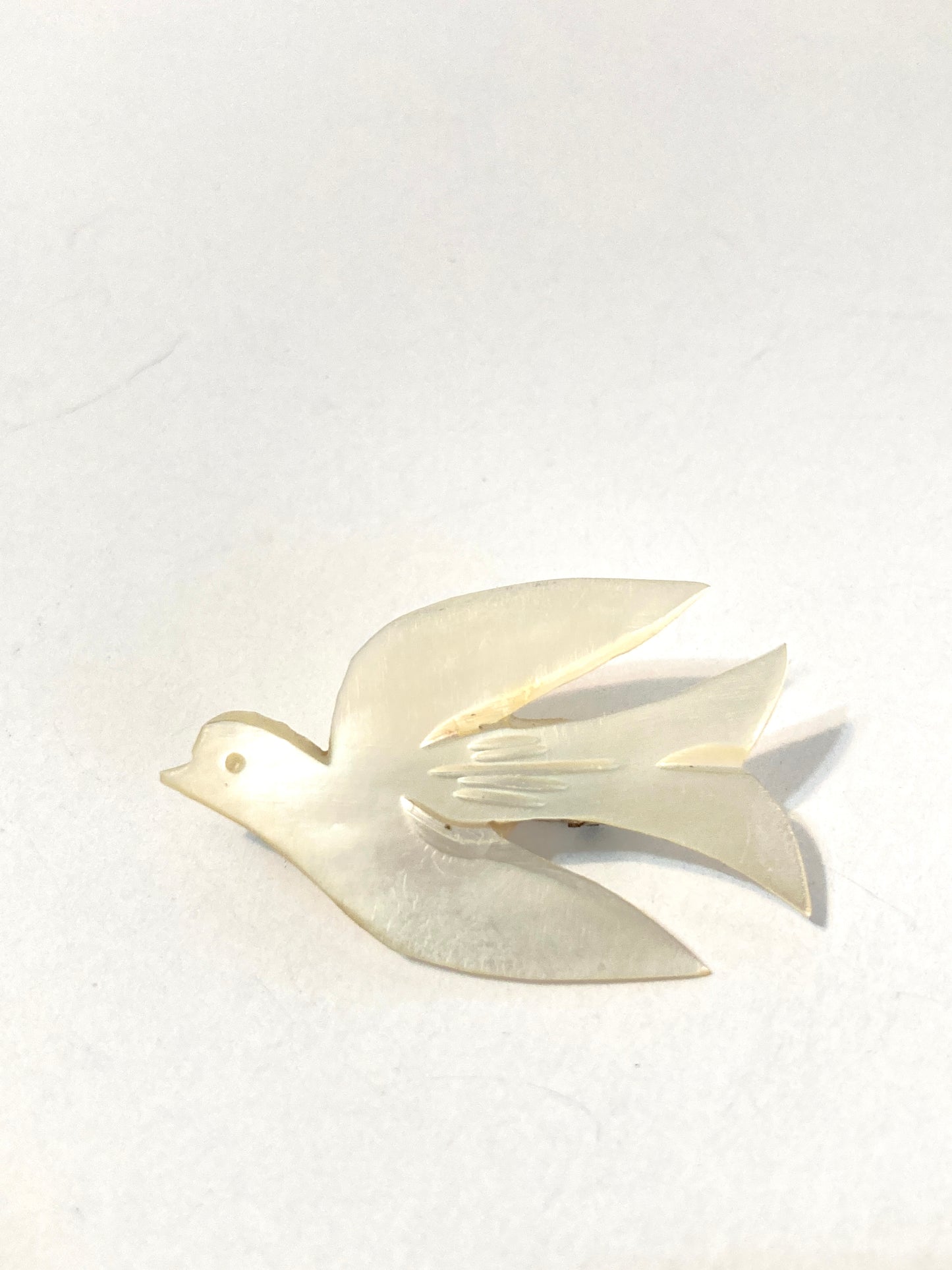 Mother of Pearl Dove Brooch