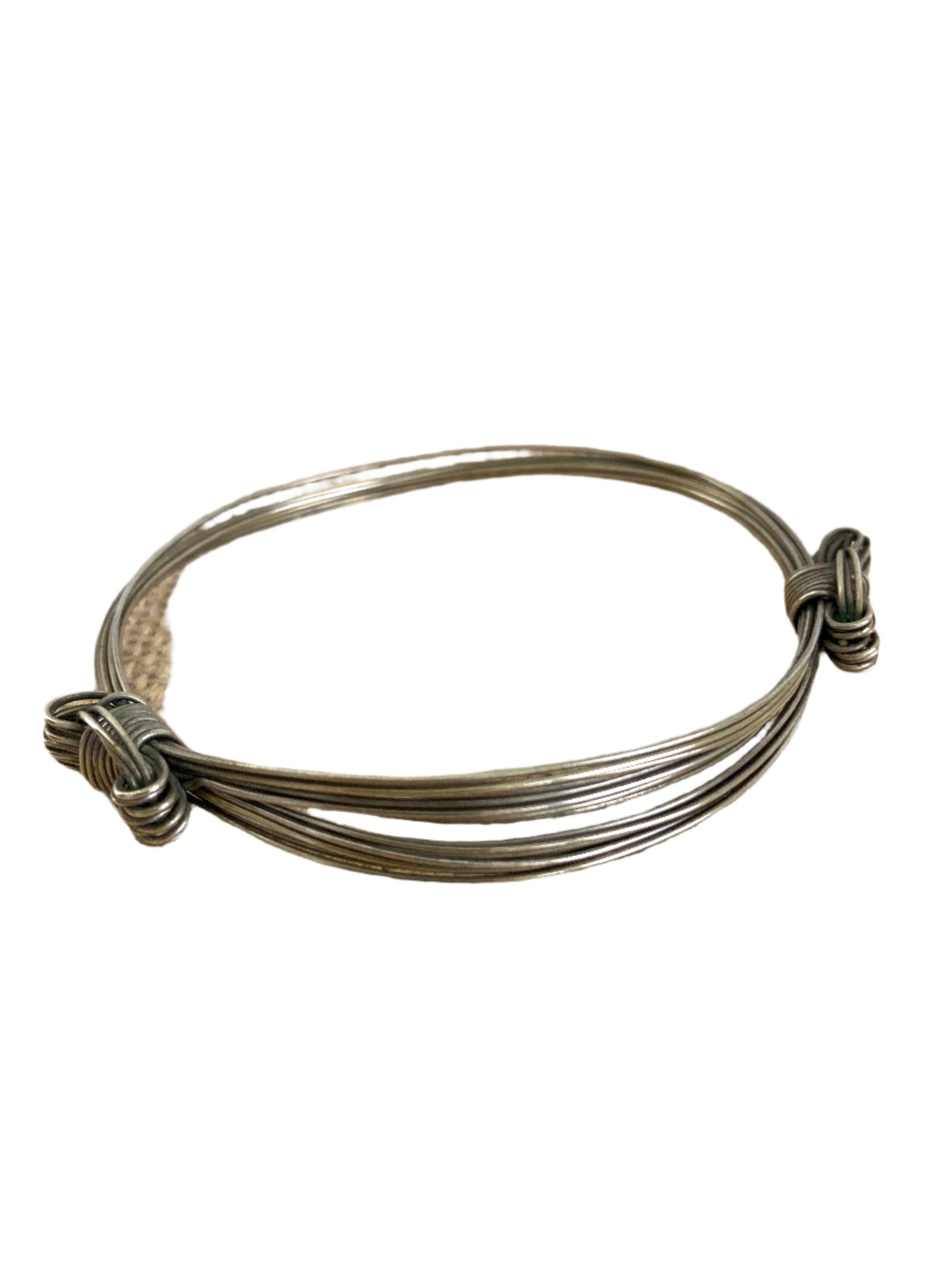 Silver Elephant Hair Bracelet