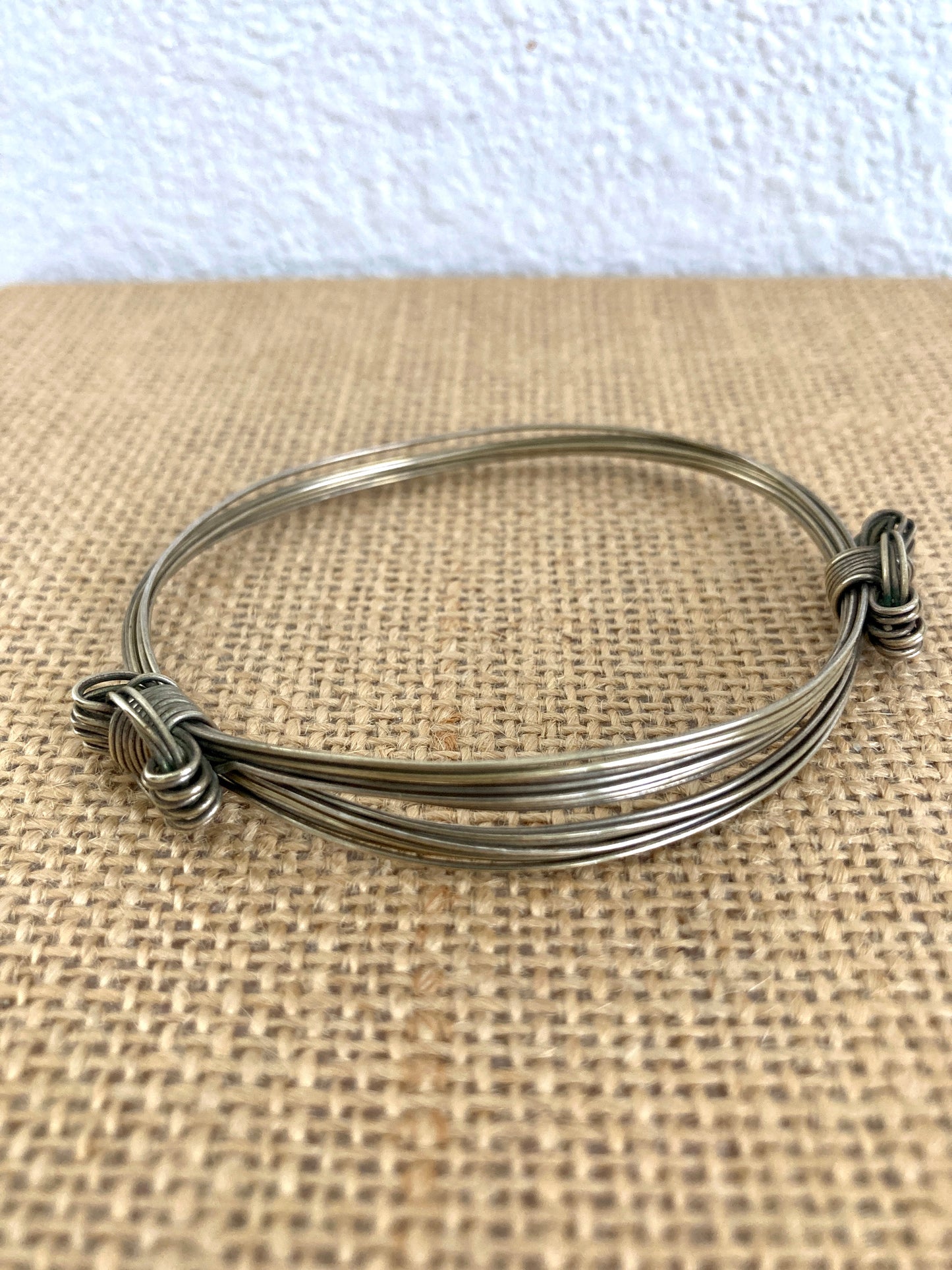 Silver Elephant Hair Bracelet