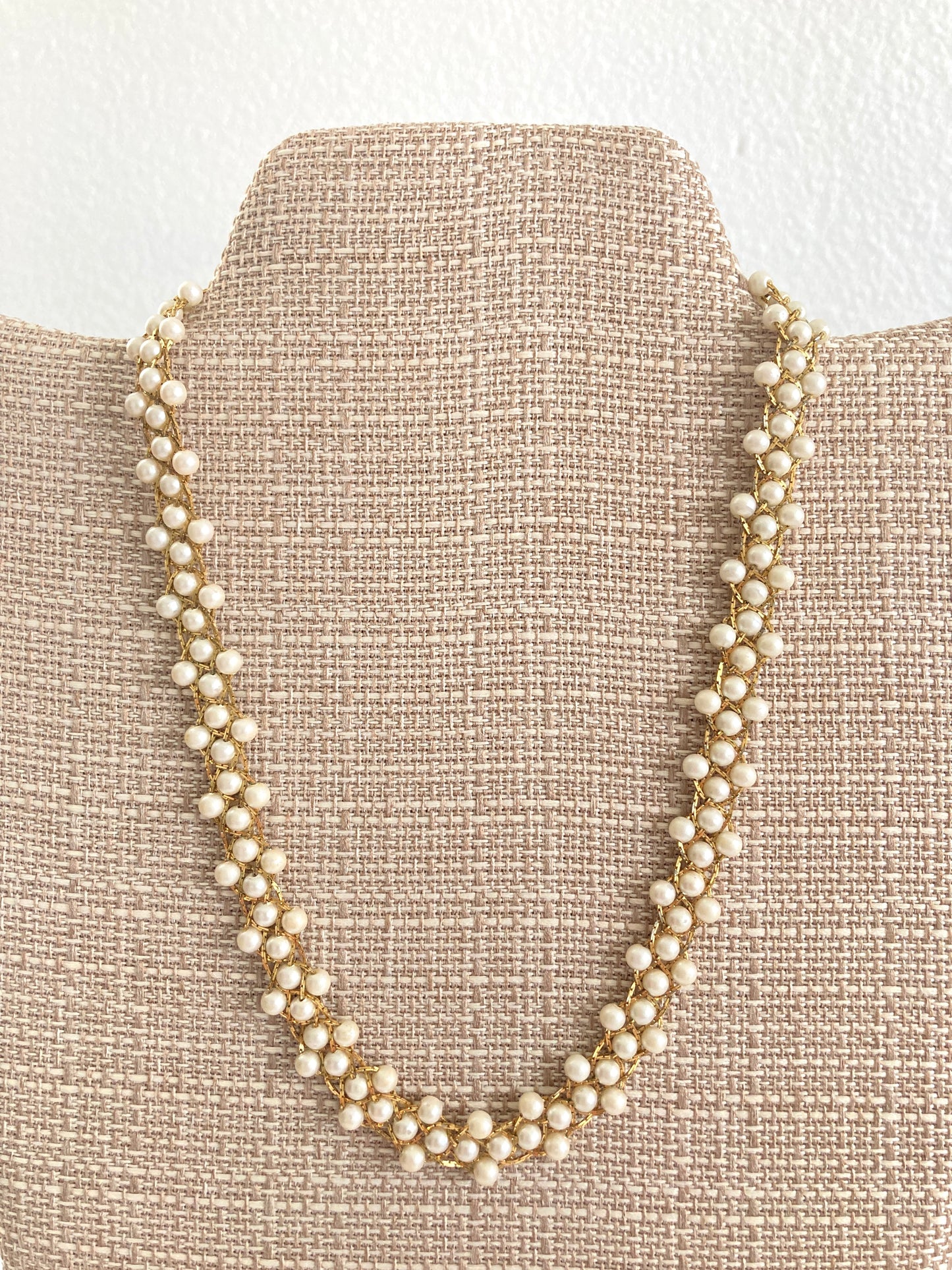 Napier Braided Pearl Necklace