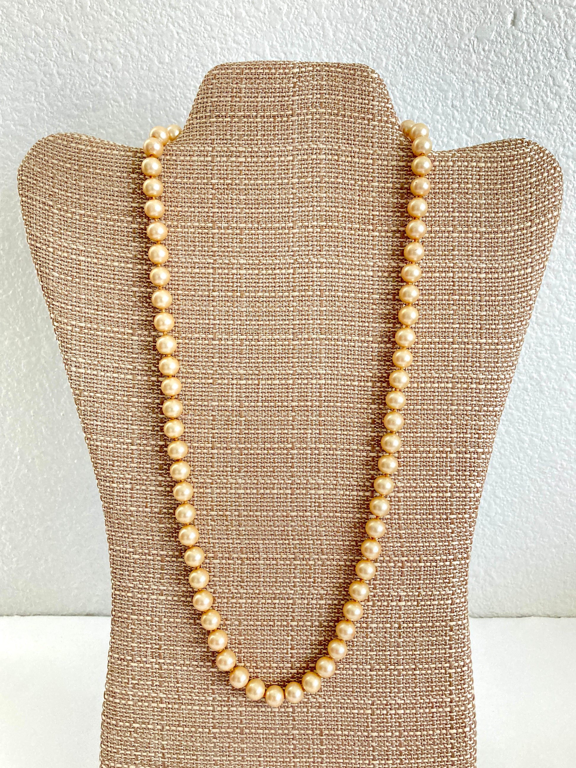 Marvella 24" Cream Pearl Necklace