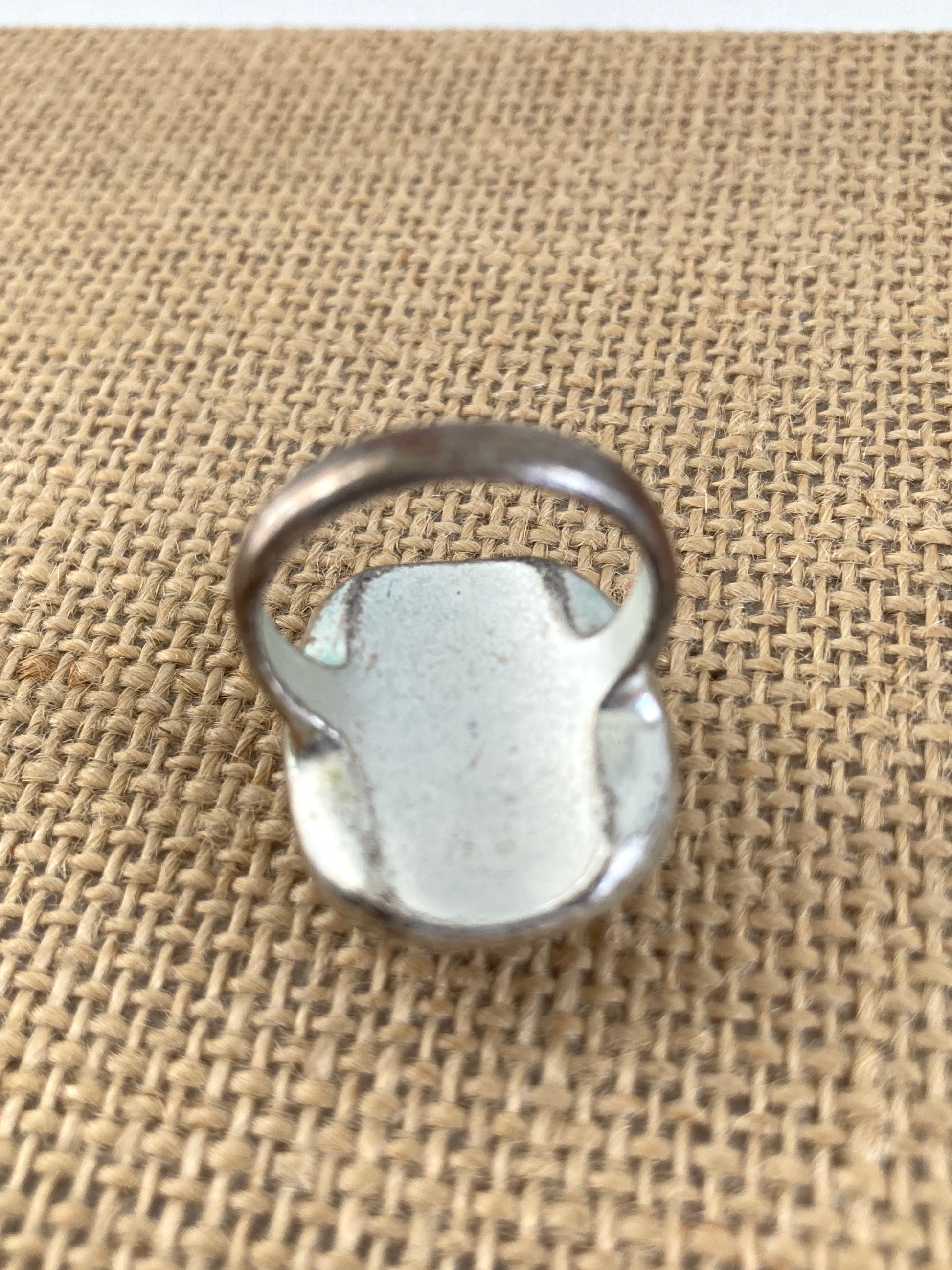 Chunky Howlite Cabochon Ring