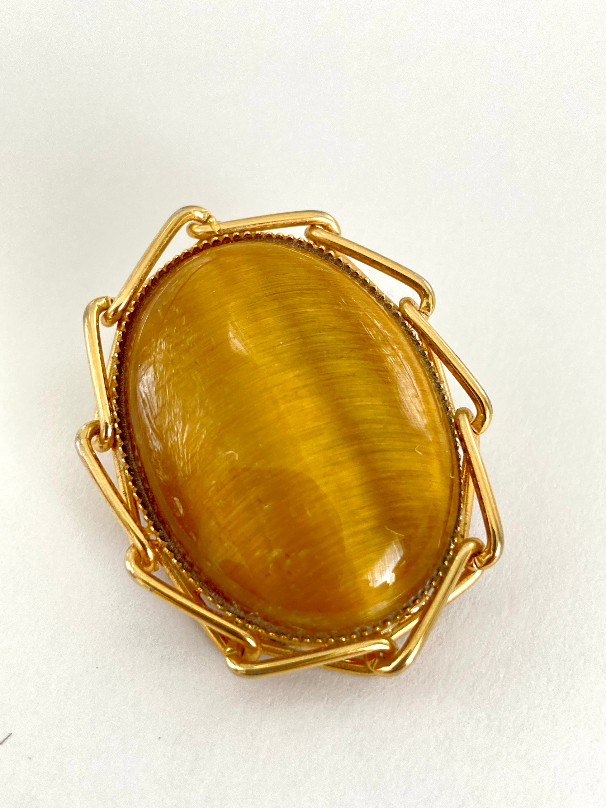 Tiger Eye Convertible Brooch