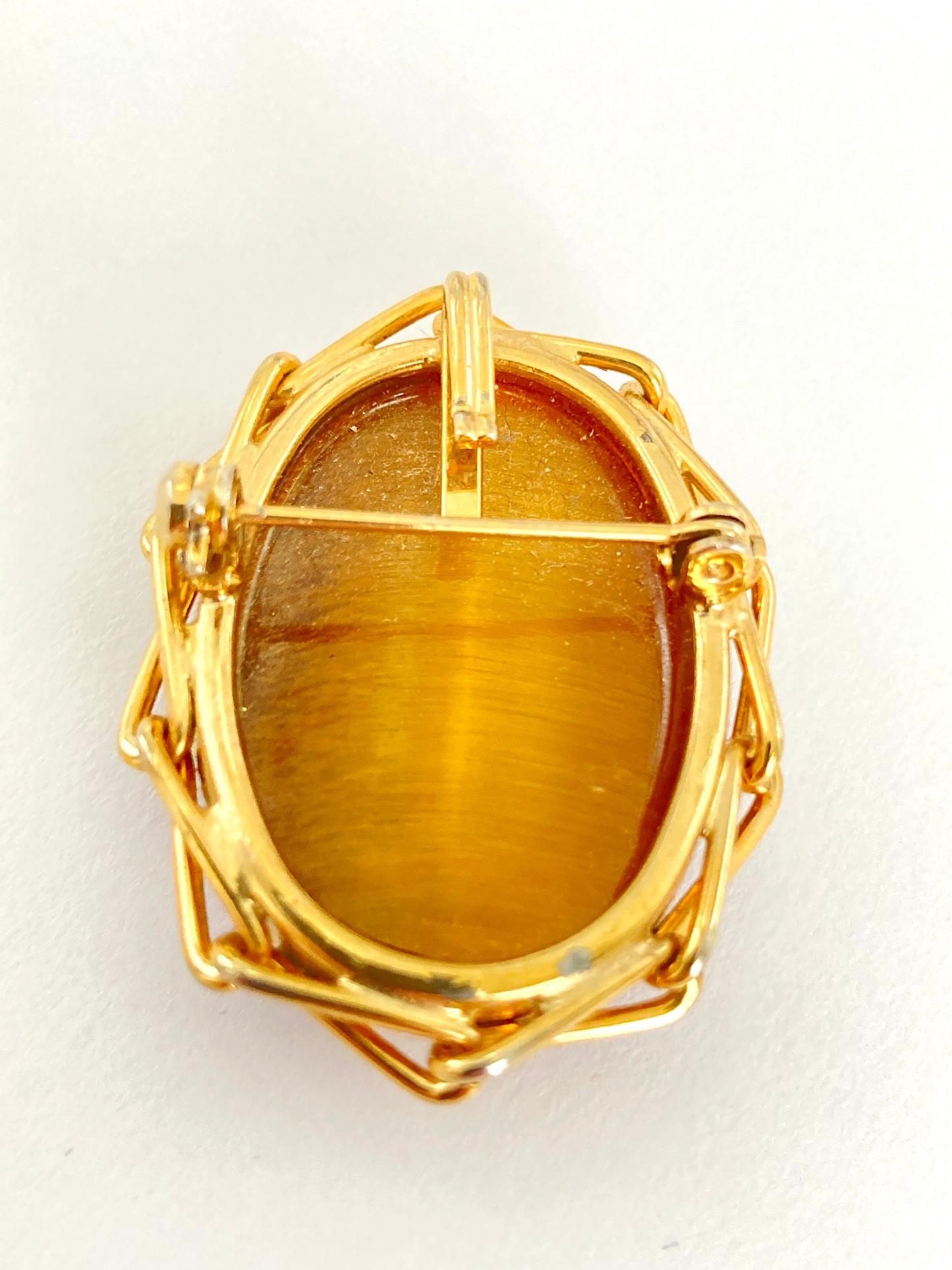 Tiger Eye Convertible Brooch