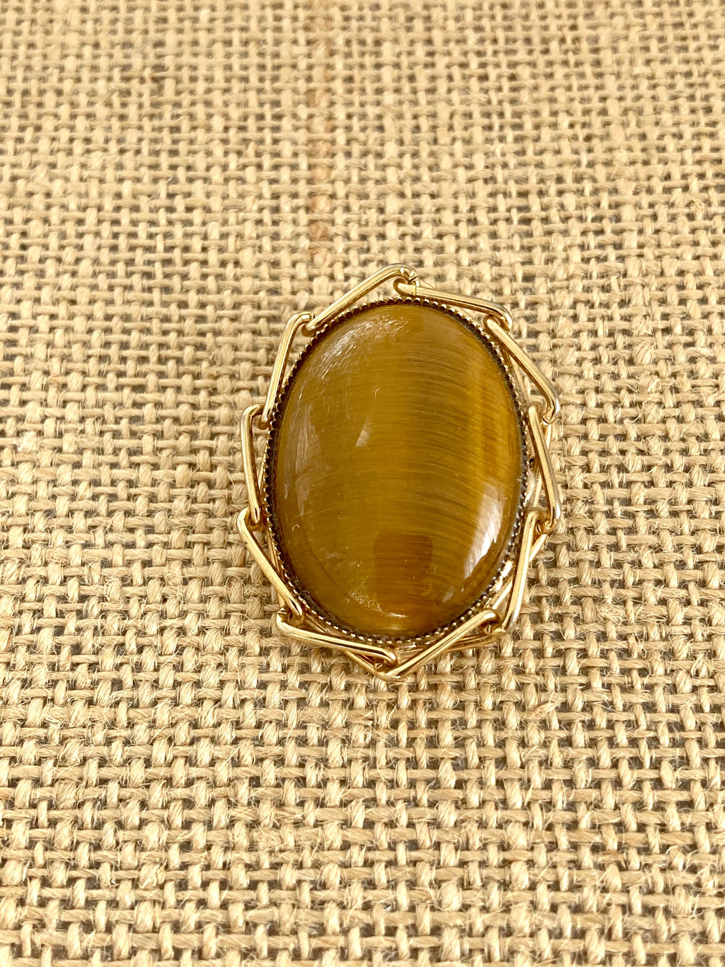 Tiger Eye Convertible Brooch