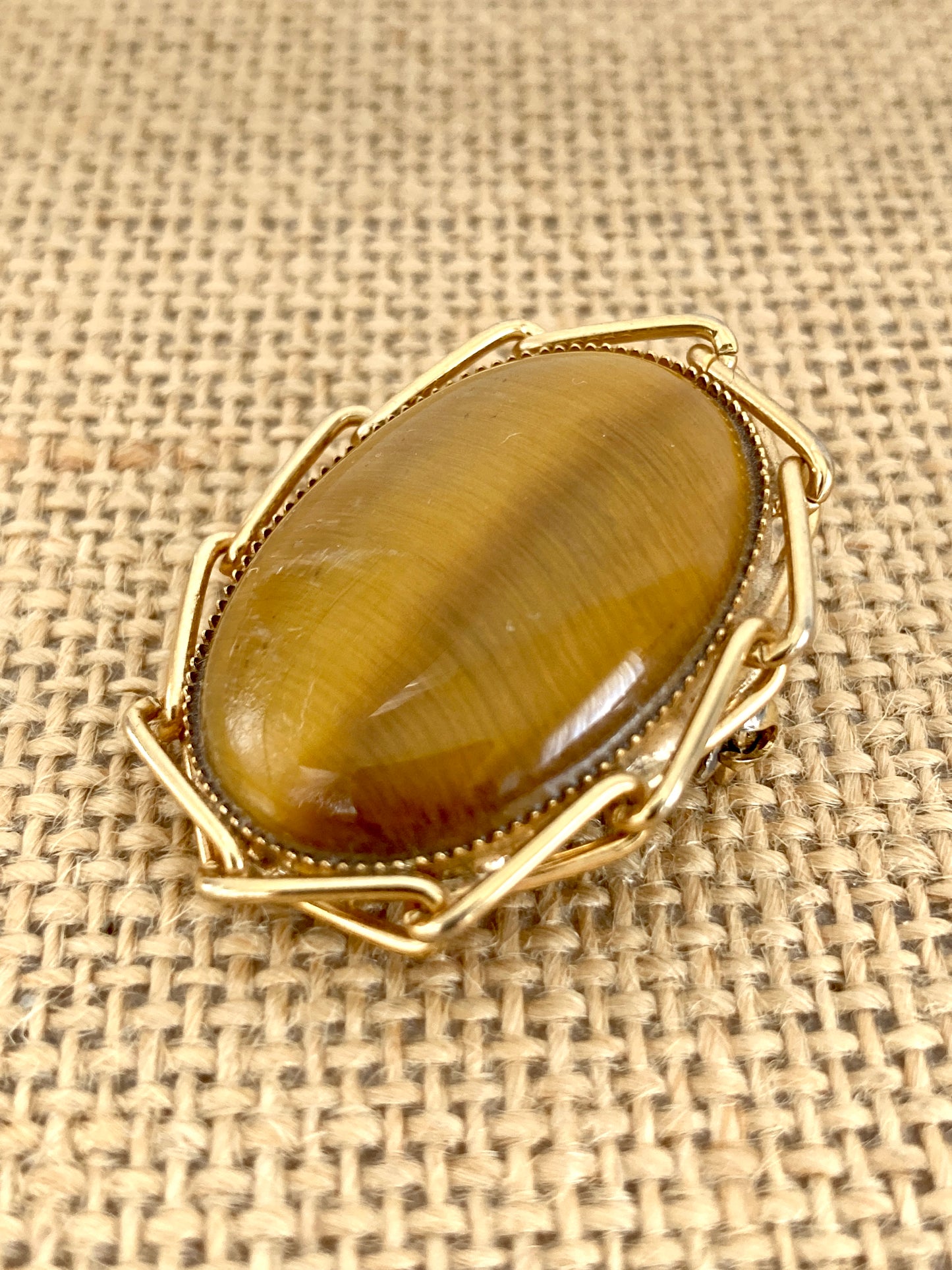 Tiger Eye Convertible Brooch